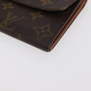 LOUIS VUITTON Monogram Pochette Porte Monnaie Credit Wallet M61725 Auth 179854-14