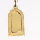 LOUIS VUITTON Porte Cles Address Key Ring metal Gold Tone LV Auth 179855-3