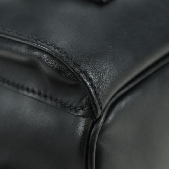 PRADA Rucksack Leder Schwarz Silber Original 179862SAM