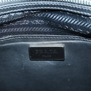 PRADA Rucksack Leder Schwarz Silber Original 179862SAM-27