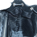 PRADA Rucksack Leder Schwarz Silber Original 179862SAM-29