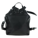 PRADA Rucksack Leder Schwarz Silber Original 179862SAM-2