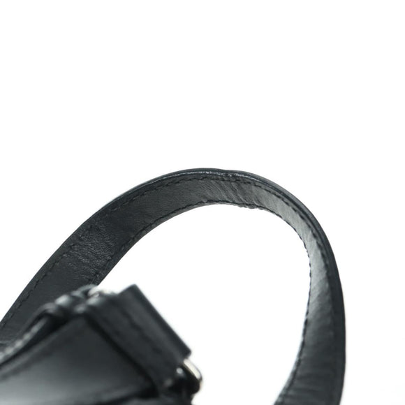 PRADA Rucksack Leder Schwarz Silber Original 179862SAM