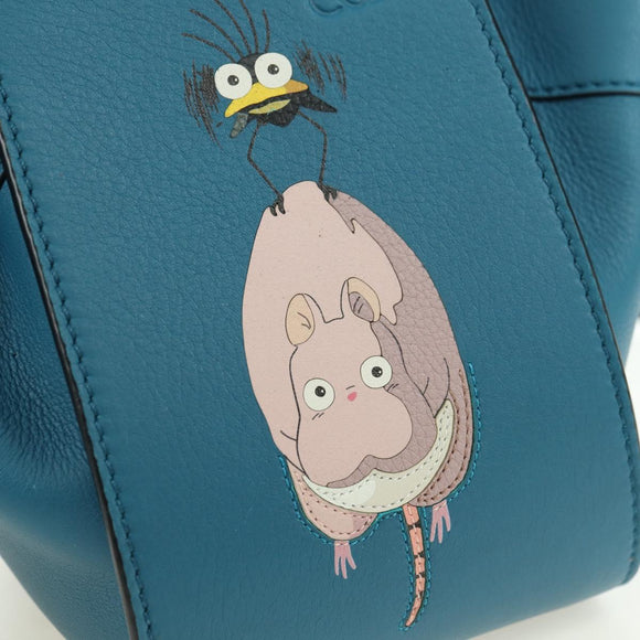 LOEWE × Studio Ghibli Hammock Mini Hand Bag Leather 2way Blue Auth 179863SM