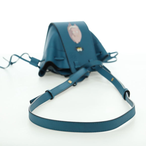 LOEWE × Studio Ghibli Hammock Mini Hand Bag Leather 2way Blue Auth 179863SM