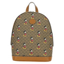 GUCCI Micro GG Supreme Disney Backpack PVC Beige Gold 552884 Auth 179866SAM-13