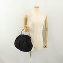 CHANEL Handtasche Tweed Schwarz Silber CC Auth 179871-23