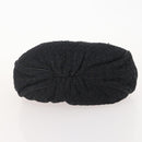 CHANEL Handtasche Tweed Schwarz Silber CC Auth 179871-5