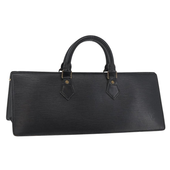 LOUIS VUITTON Epi Sac Triangle Hand Bag Black M52092 LV Auth 179877