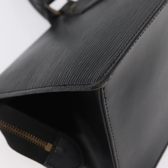LOUIS VUITTON Epi Sac Triangle Hand Bag Black M52092 LV Auth 179877