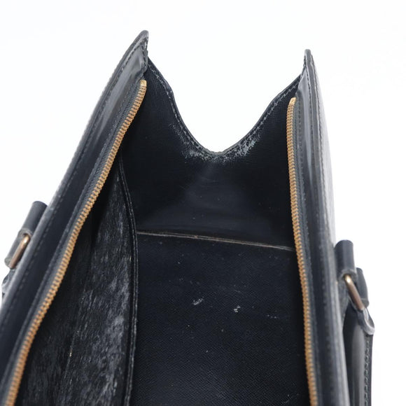 LOUIS VUITTON Epi Sac Triangle Hand Bag Black M52092 LV Auth 179877