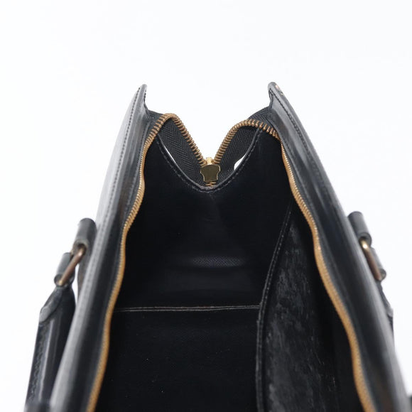 LOUIS VUITTON Epi Sac Triangle Hand Bag Black M52092 LV Auth 179877