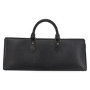 LOUIS VUITTON Epi Sac Triangle Hand Bag Black M52092 LV Auth 179877-2