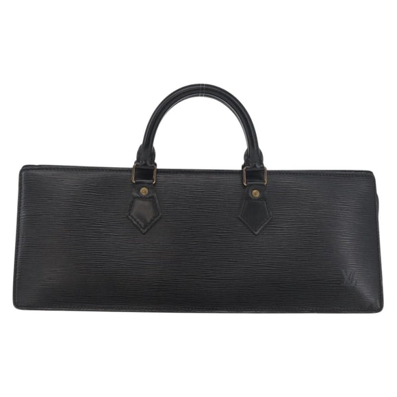 LOUIS VUITTON Epi Sac Triangle Hand Bag Black M52092 LV Auth 179877