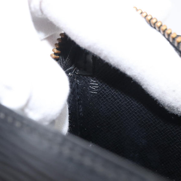 LOUIS VUITTON Epi Sac Triangle Hand Bag Black M52092 LV Auth 179877