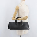 LOUIS VUITTON Epi Sac Triangle Hand Bag Black M52092 LV Auth 179877-21