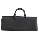 LOUIS VUITTON Epi Sac Triangle Hand Bag Black M52092 LV Auth 179877-3
