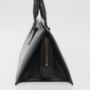 LOUIS VUITTON Epi Sac Triangle Hand Bag Black M52092 LV Auth 179877-4