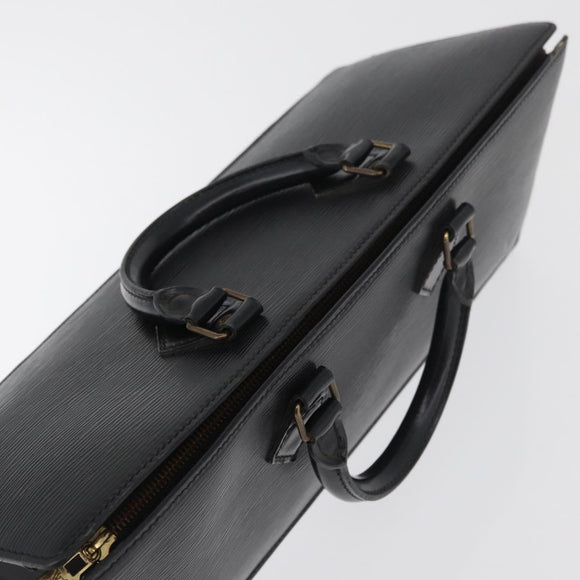 LOUIS VUITTON Epi Sac Triangle Hand Bag Black M52092 LV Auth 179877
