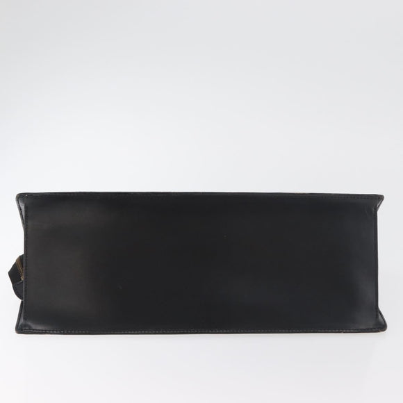 LOUIS VUITTON Epi Sac Triangle Hand Bag Black M52092 LV Auth 179877