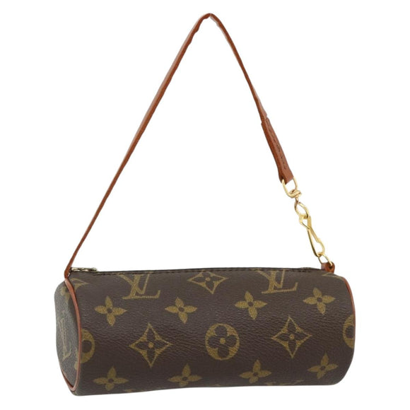 LOUIS VUITTON Monogram Papillon Pouch LV Auth 179879