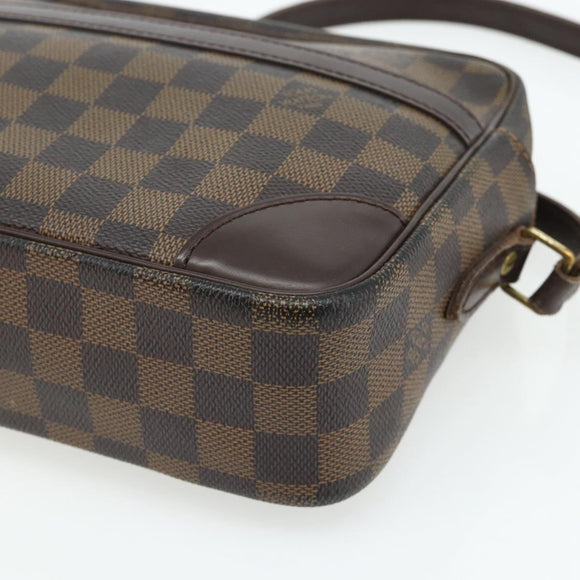 LOUIS VUITTON Damier Ebene Trocadero 27 Shoulder Bag SPO N48085 LV Auth 179881