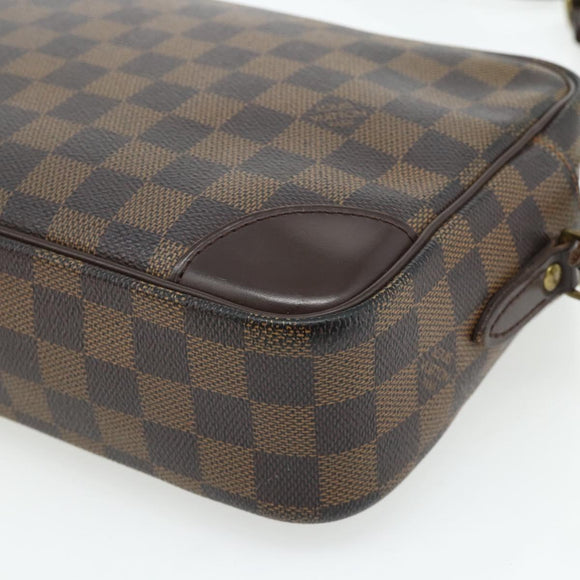 LOUIS VUITTON Damier Ebene Trocadero 27 Shoulder Bag SPO N48085 LV Auth 179881