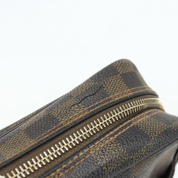 LOUIS VUITTON Damier Ebene Trocadero 27 Shoulder Bag SPO N48085 LV Auth 179881