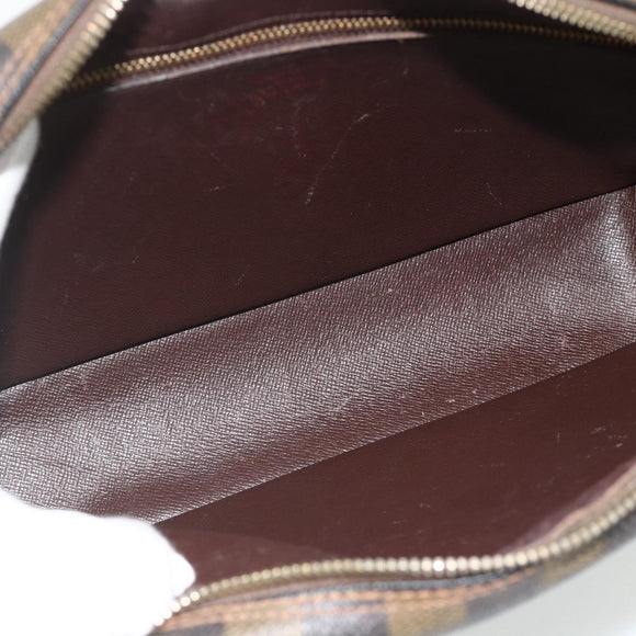 LOUIS VUITTON Damier Ebene Trocadero 27 Shoulder Bag SPO N48085 LV Auth 179881