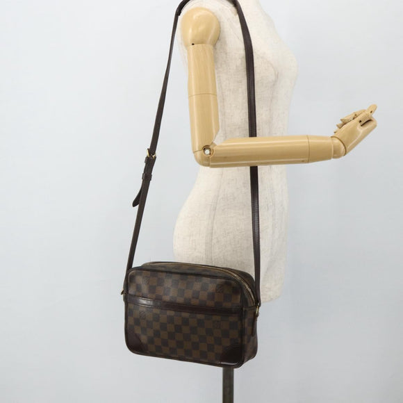 LOUIS VUITTON Damier Ebene Trocadero 27 Shoulder Bag SPO N48085 LV Auth 179881