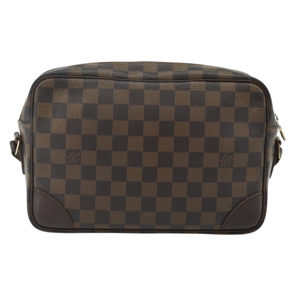 LOUIS VUITTON Damier Ebene Trocadero 27 Shoulder Bag SPO N48085 LV Auth 179881