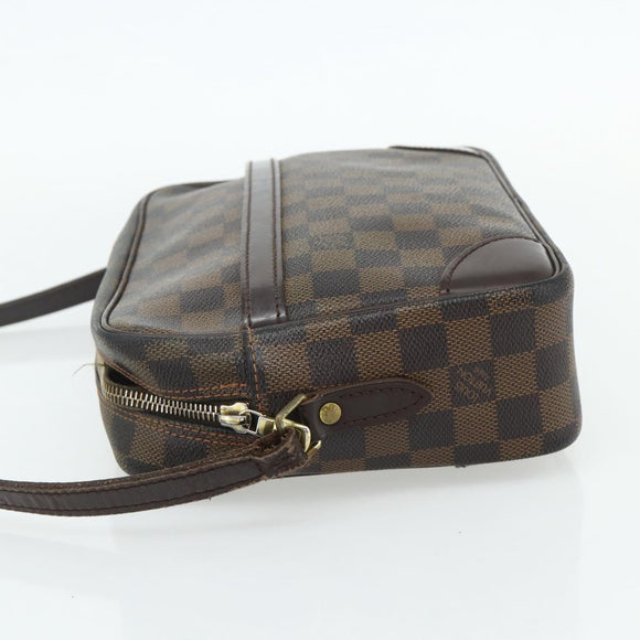 LOUIS VUITTON Damier Ebene Trocadero 27 Shoulder Bag SPO N48085 LV Auth 179881