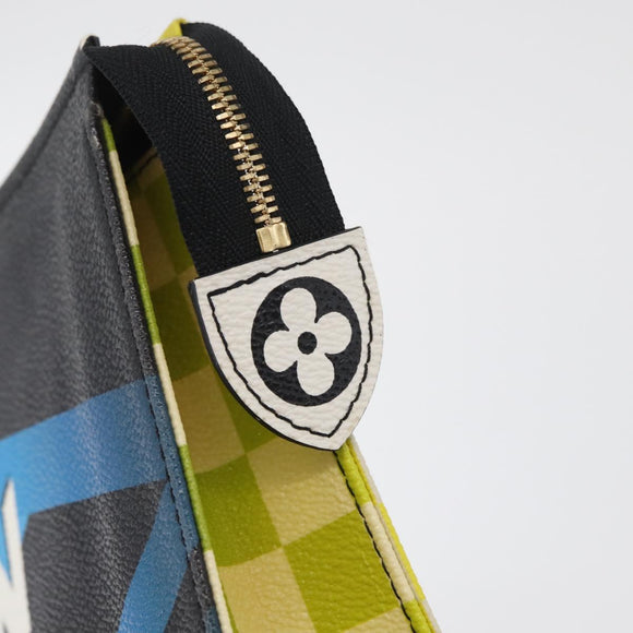 LOUIS VUITTON 2017 Cruise Collection Kanten Toilette 27 Etui Geel Authentiek 179882