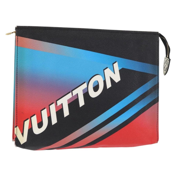 LOUIS VUITTON 2017 Cruise Collection Kanten Toilette 27 Etui Geel Authentiek 179882