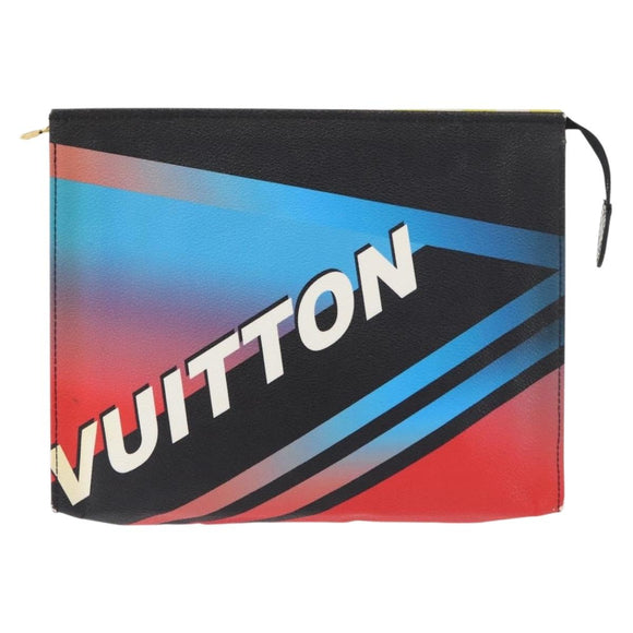 LOUIS VUITTON 2017 Cruise Collection Kanten Toilette 27 Etui Geel Authentiek 179882