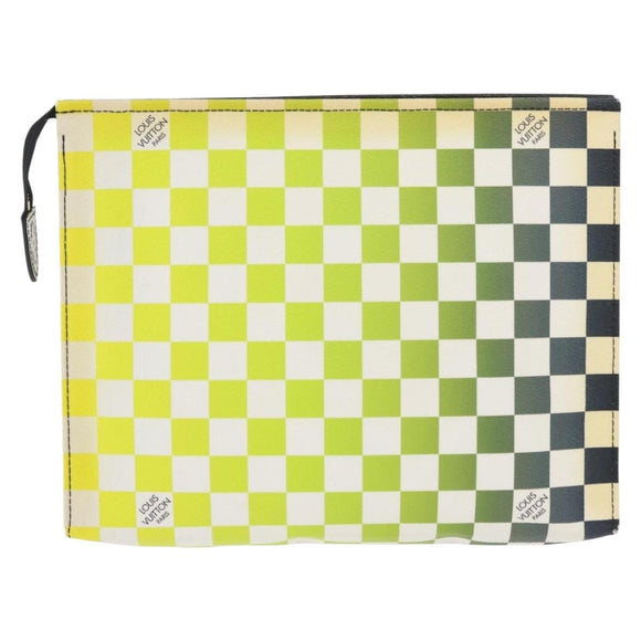 LOUIS VUITTON 2017 Cruise Collection Kanten Toilette 27 Etui Geel Authentiek 179882