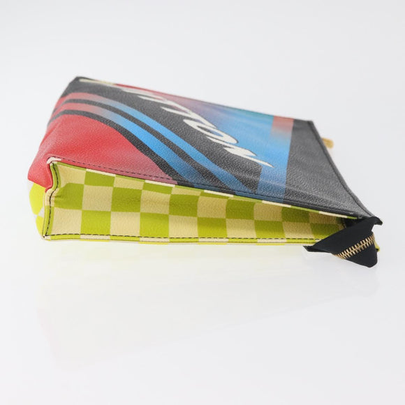 LOUIS VUITTON 2017 Cruise Collection Kanten Toilette 27 Etui Geel Authentiek 179882