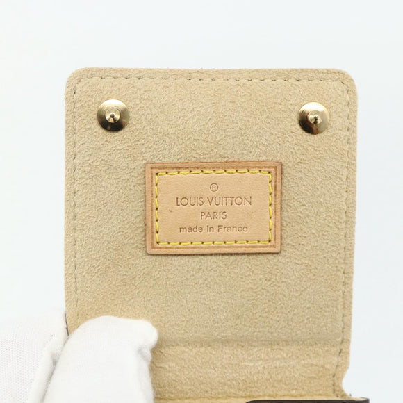 LOUIS VUITTON Monogram Schmuckkoffer Schmuckschatulle LV Auth 179884A