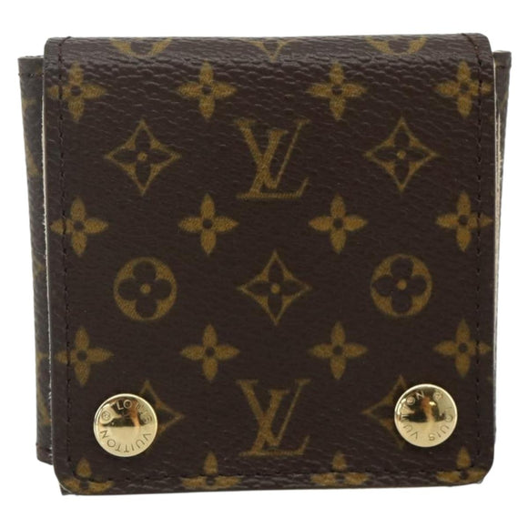 LOUIS VUITTON Monogram Schmuckkoffer Schmuckschatulle LV Auth 179884A