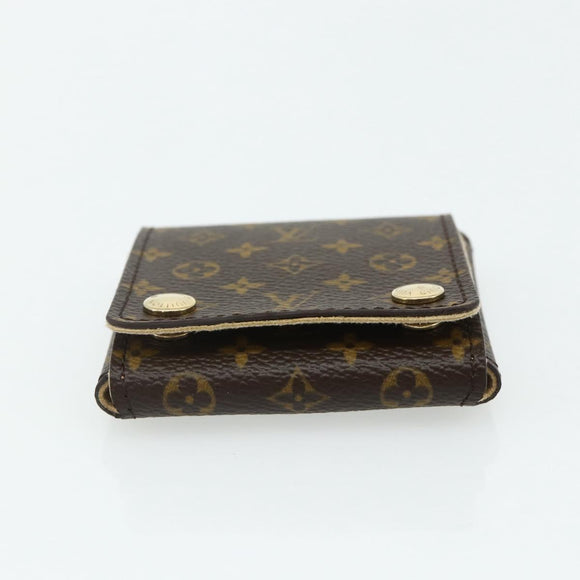 LOUIS VUITTON Monogram Schmuckkoffer Schmuckschatulle LV Auth 179884A