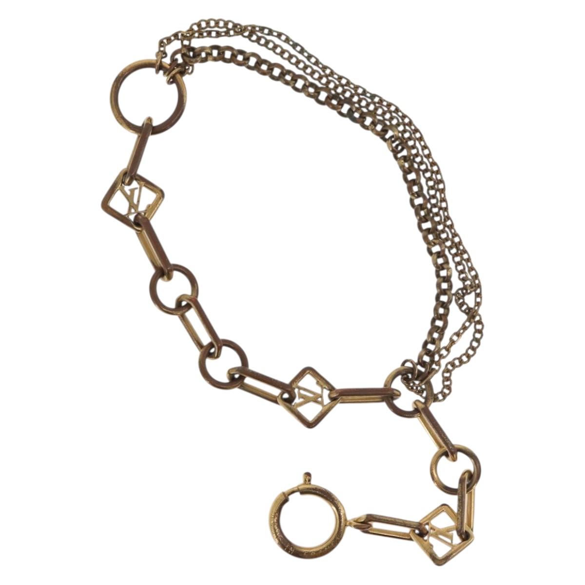 LOUIS VUITTON Brassles Chêne Vegas Bracelet metal Gold M65362 LV