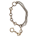 LOUIS VUITTON Armband Chêne Vegas Metall Gold M65362 LV Auth 179885-2