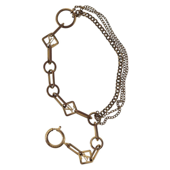 LOUIS VUITTON Armband Chêne Vegas Metall Gold M65362 LV Auth 179885