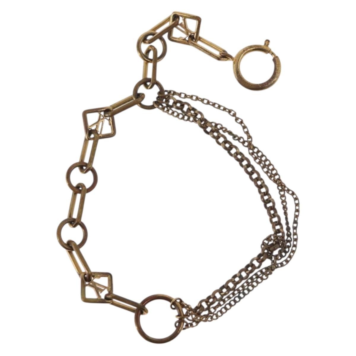 LOUIS VUITTON Brassles Chêne Vegas Bracelet metal Gold M65362 LV
