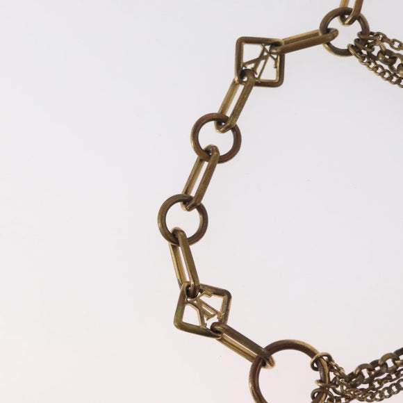 LOUIS VUITTON Armband Chêne Vegas Metall Gold M65362 LV Auth 179885