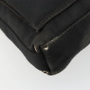GUCCI Umhängetasche Nylon Schwarz Silber 92646 Auth 179896-16