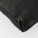 GUCCI Umhängetasche Nylon Schwarz Silber 92646 Auth 179896-8