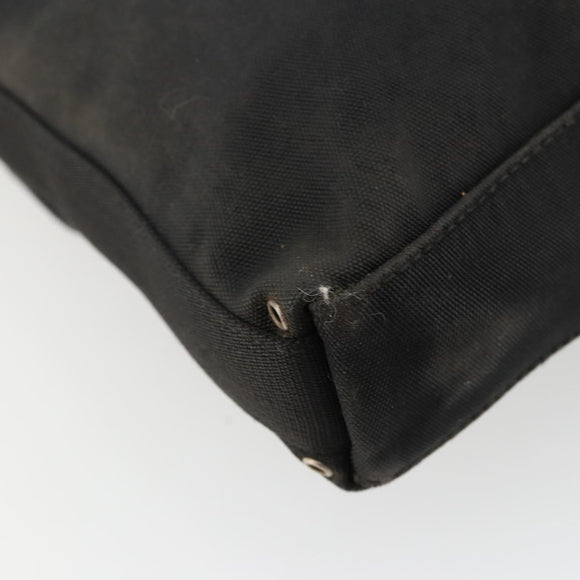 GUCCI Umhängetasche Nylon Schwarz Silber 92646 Auth 179896