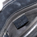 GUCCI Umhängetasche Nylon Schwarz Silber 92646 Auth 179896-10