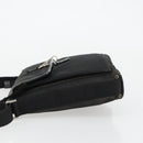 GUCCI Umhängetasche Nylon Schwarz Silber 92646 Auth 179896-4